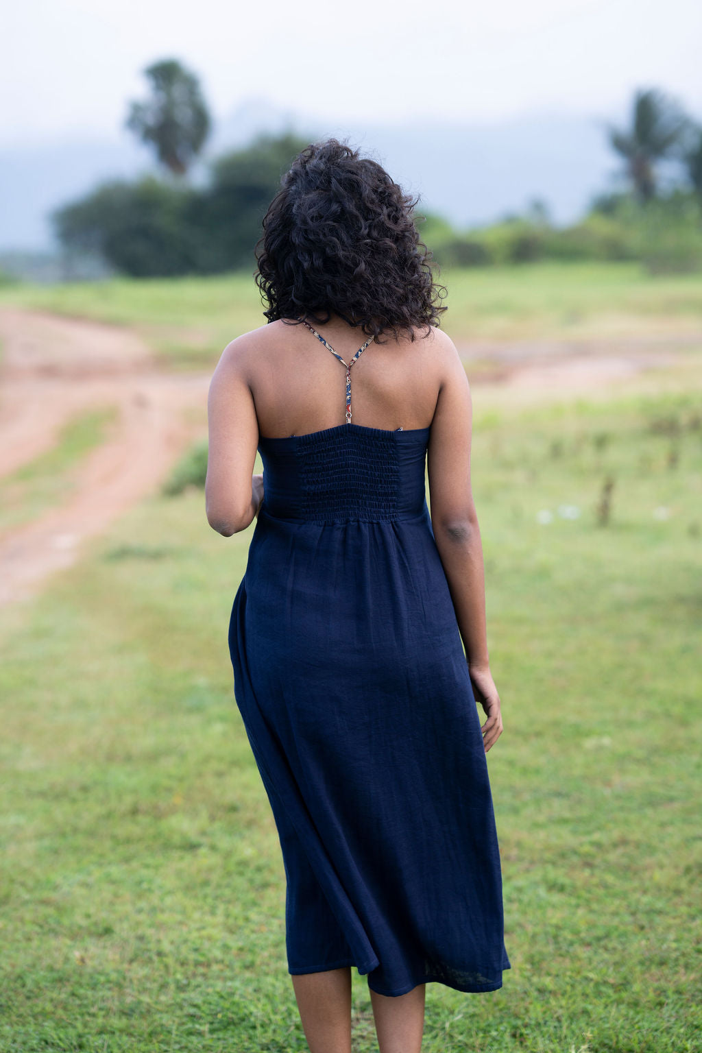 Baarish Halter Neck Dress