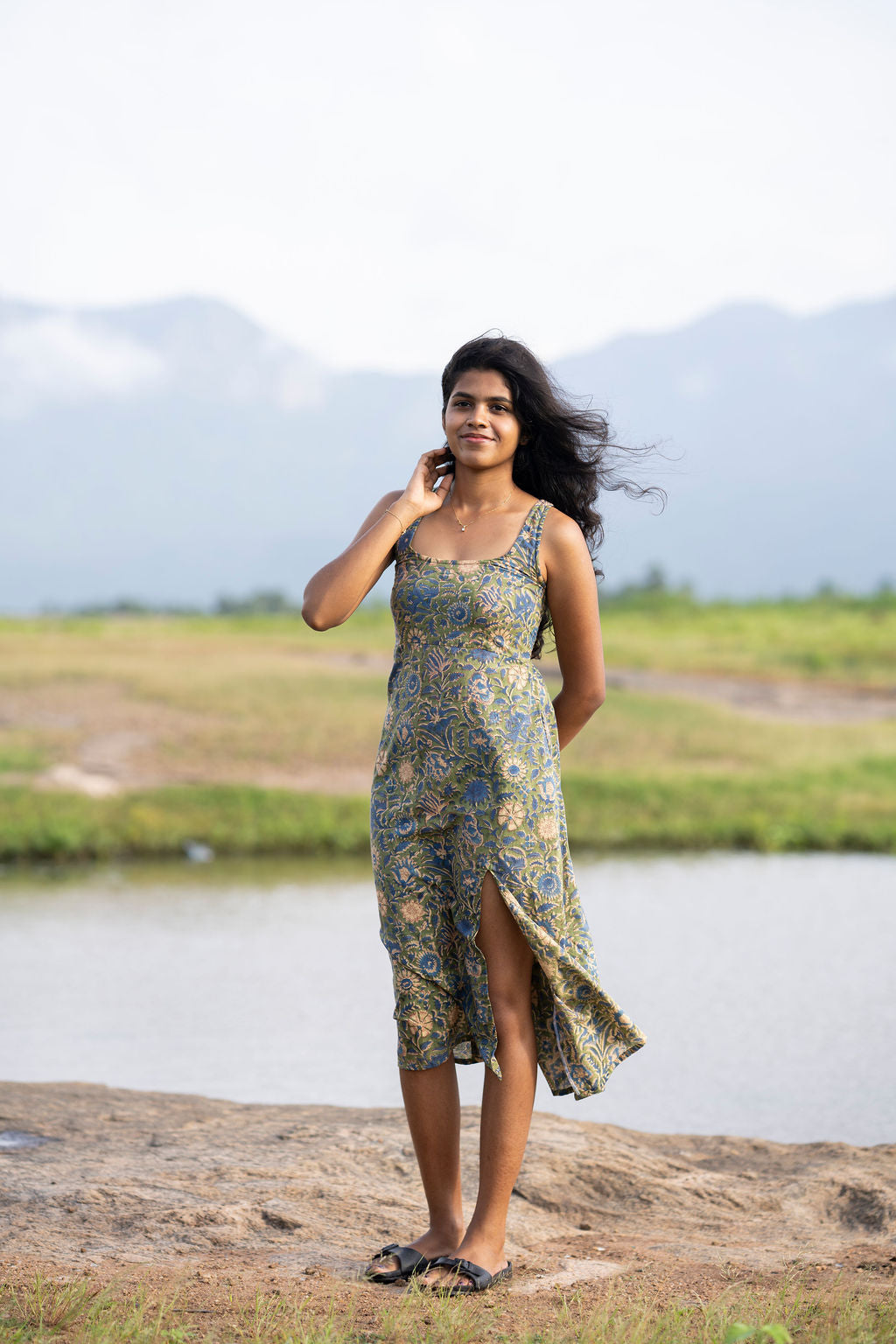 Thendral Slit Dress