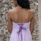 Champagne Strapless Corset Dress (XS,S,M,L,XL,XXL)