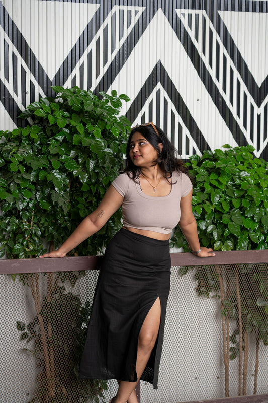 Disco Slit Skirt((XS,S,M,L,XXL)