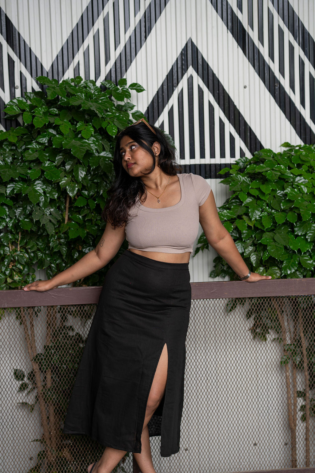 Disco Slit Skirt((XS,S,M,L,XXL)