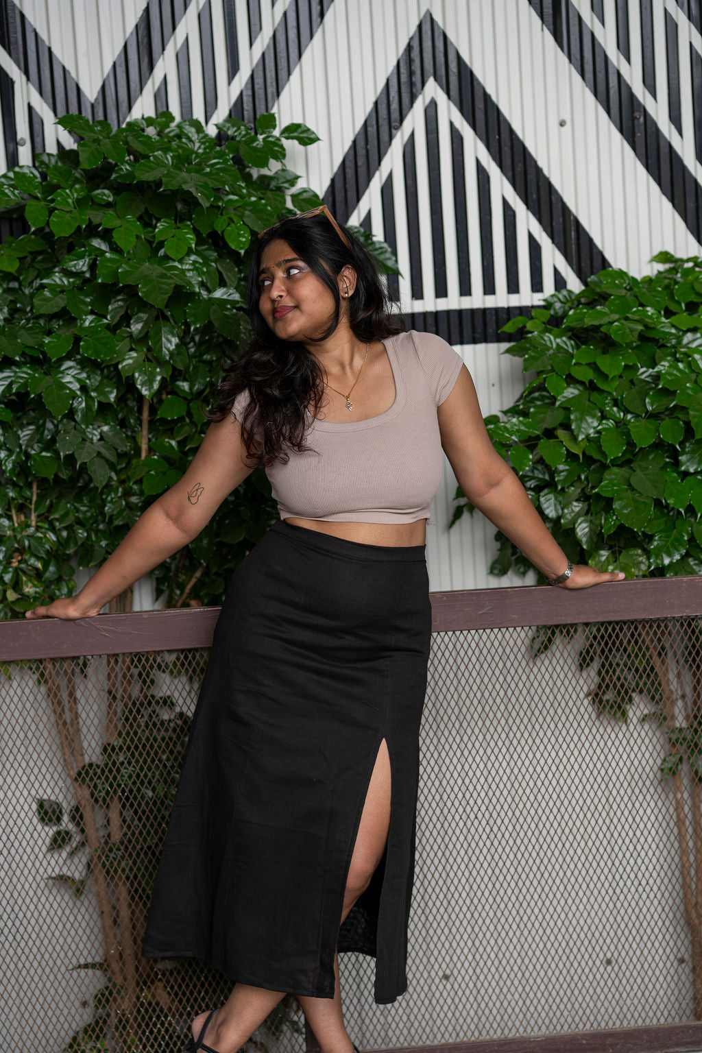 Disco Slit Skirt((XS,S,M,L,XXL)