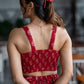 Red Lips Pleated Skirt Set (only XS)