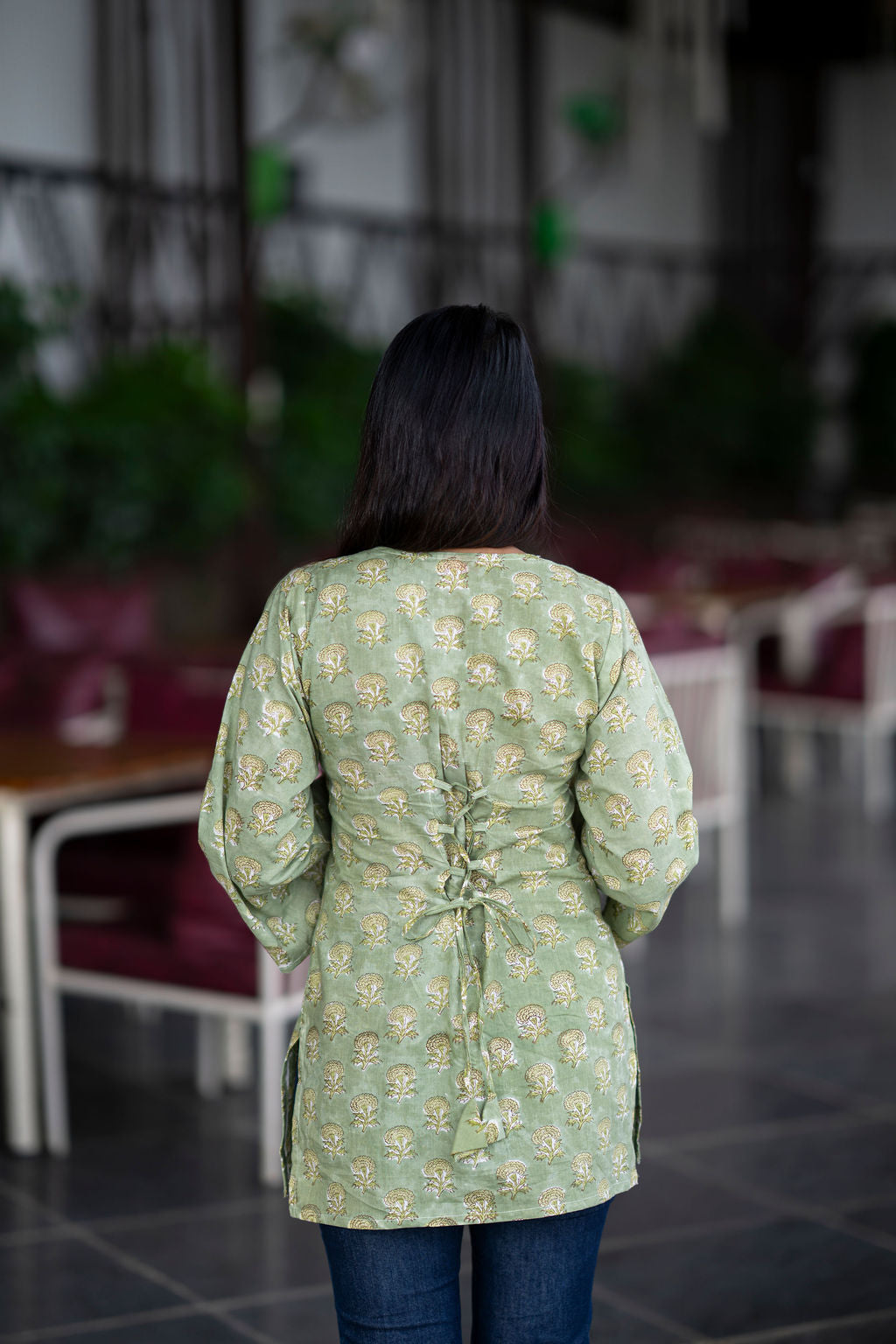 Mojito Sleeved Kurti (M,L)