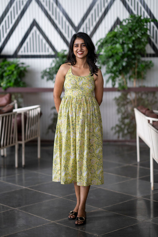 Sip & Spill Halter Neck Corset Dress(S only)