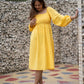 Pina Colada Styled Back Dress (XS,S,M,L,XL,XXL)
