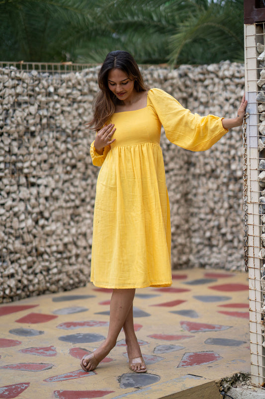 Pina Colada Styled Back Dress (XS,S,M,L,XL,XXL)