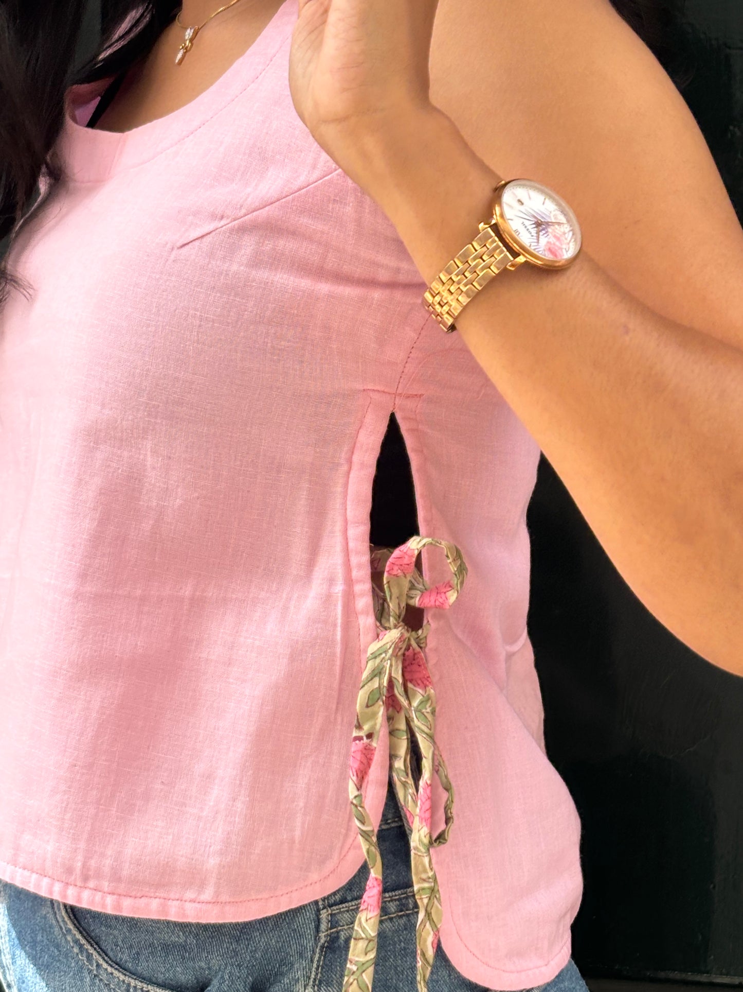 Pani Puri Tie-up Top (XXL ONLY)