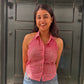 Center Shock Halter Neck Top (XS,S,M,L)