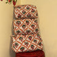 Handblock Quilted Travel Pouches- Set of 3