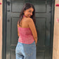Center Shock Halter Neck Top (XS,S,M,L)