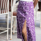 After Hours Slit Skirt(S,L,XXL)