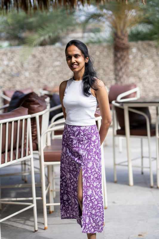 After Hours Slit Skirt(S,L,XXL)