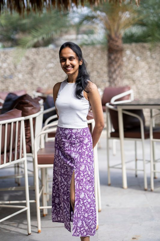 After Hours Slit Skirt(S,L,XXL)