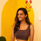 Ishu Handblock Crop Top(L,XXL)