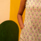 Allu Handblock A-Line Dress (XL,XXL)