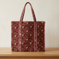 Handblock Quilted Tote Bags