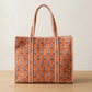 Handblock Quilted Tote Bags