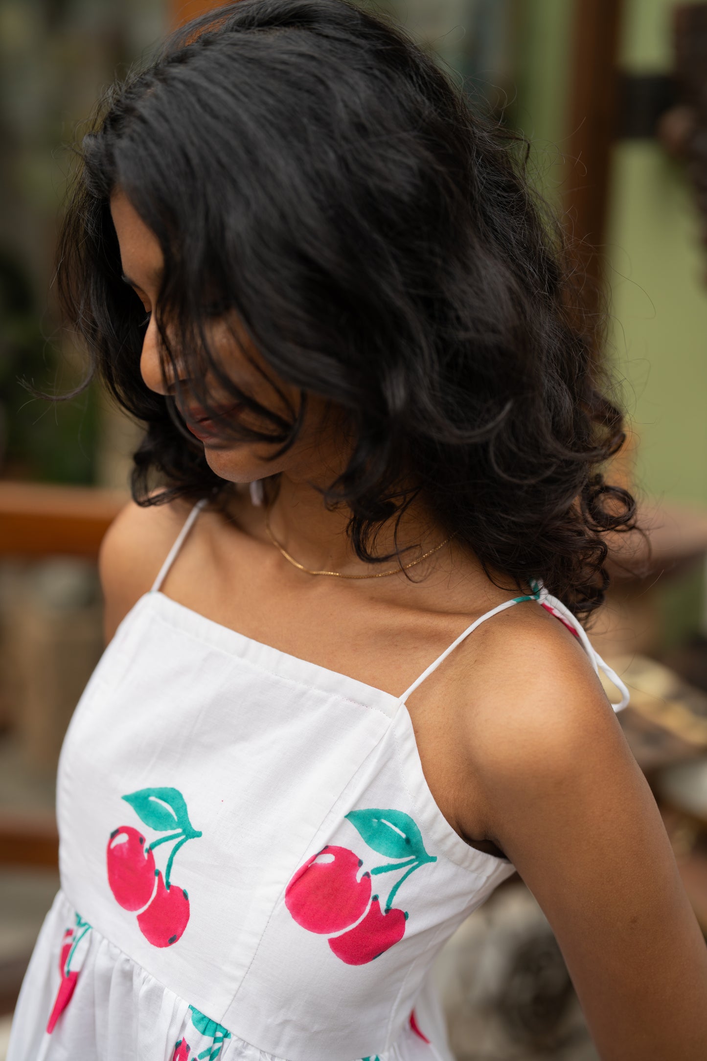 Cherry Tie-up Top (L.XL.XXL)
