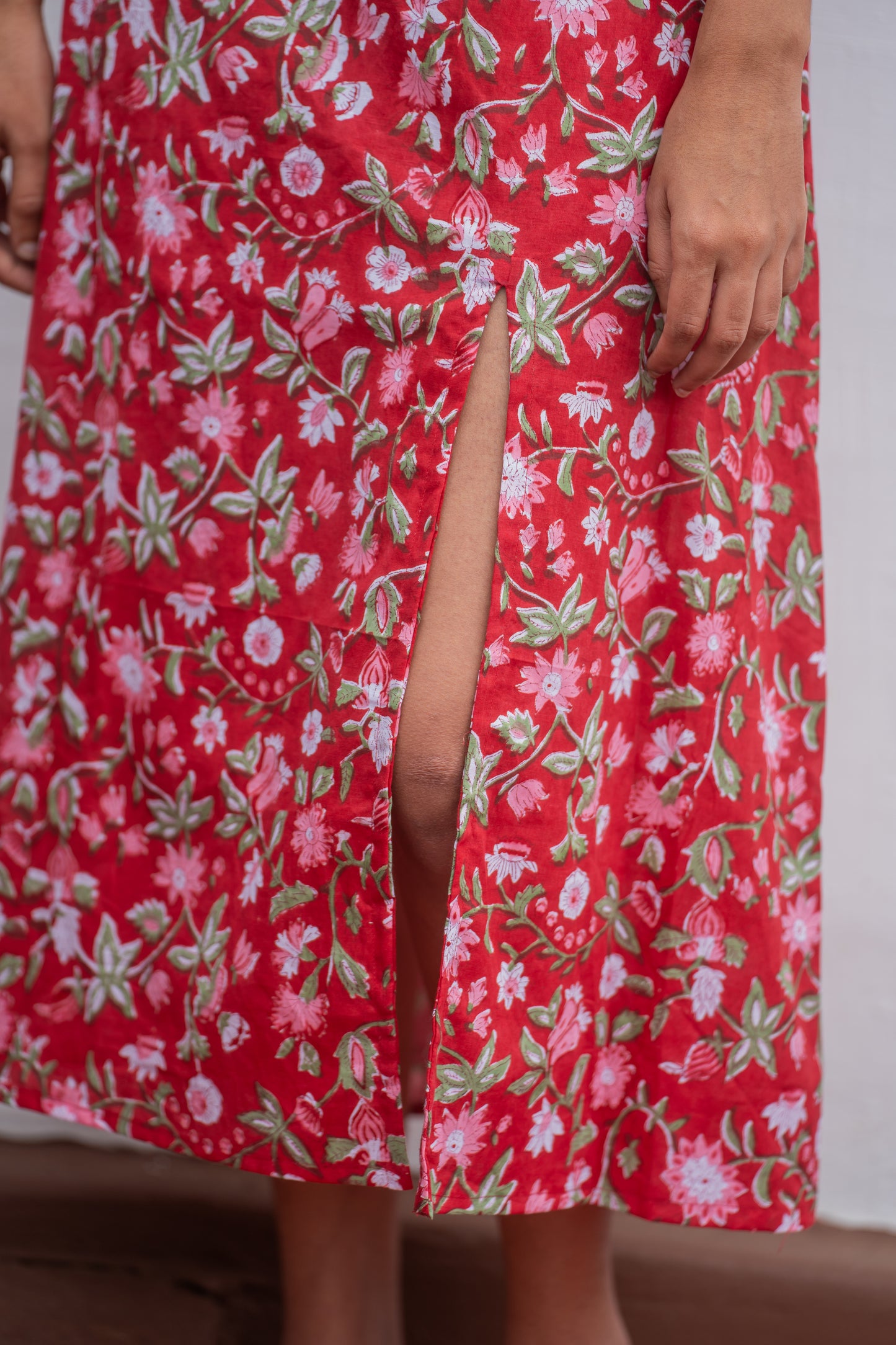 dress with slit