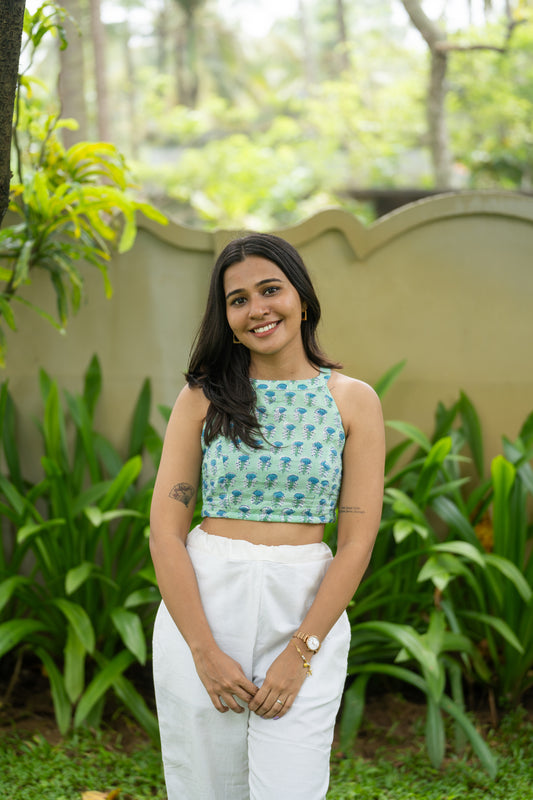 Elani Halter Crop Top(XS-XXL)