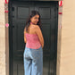 Center Shock Halter Neck Top (XS,S,M,L)