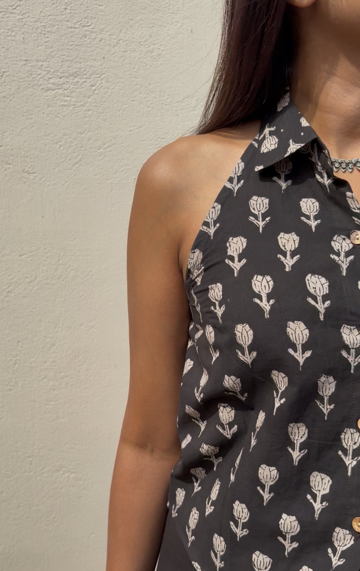 On The Rocks Halter Neck Top (XS,S,XL)
