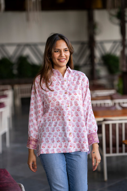 Hangover Cotton Oversized Shirt (M,L)
