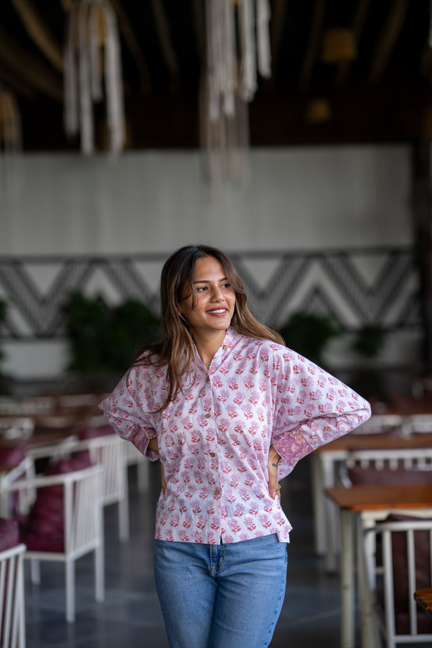 Hangover Cotton Oversized Shirt (M,L)