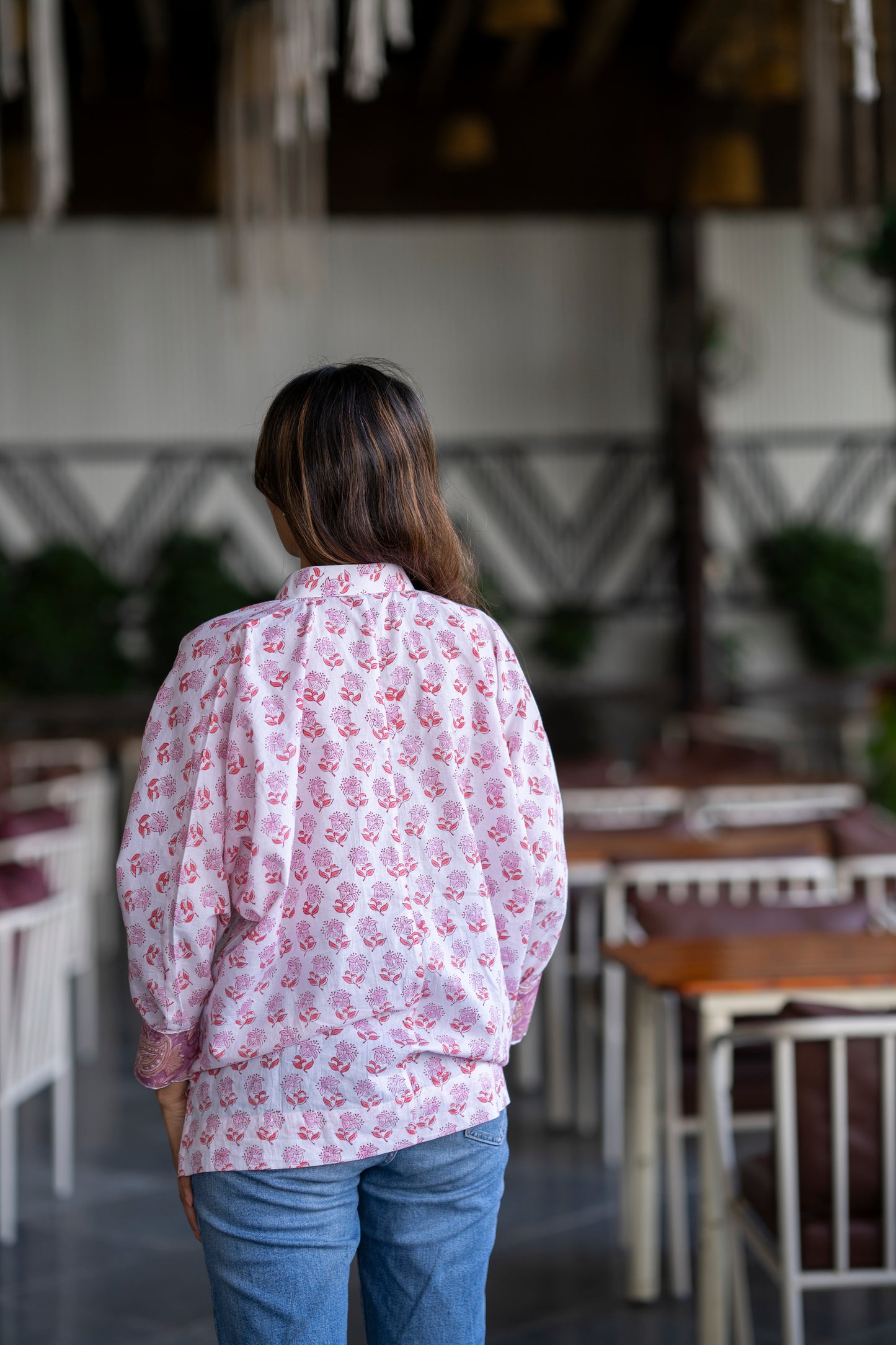 Hangover Cotton Oversized Shirt (M,L)