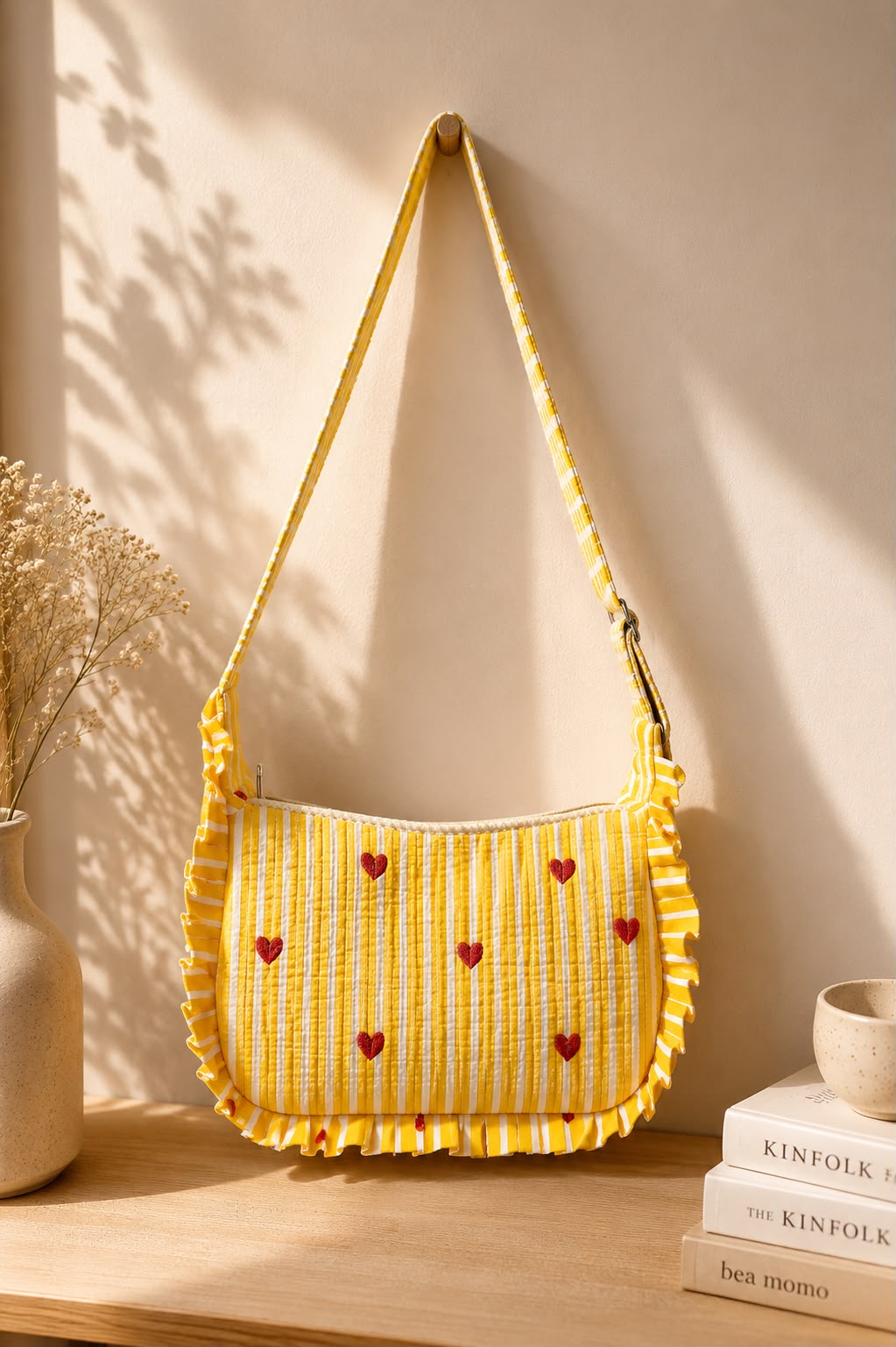 Quilted Handblock Sling bags