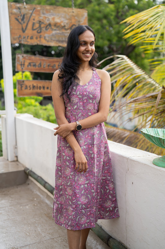 Jaljeera Halter Neck Dress(XXL only)