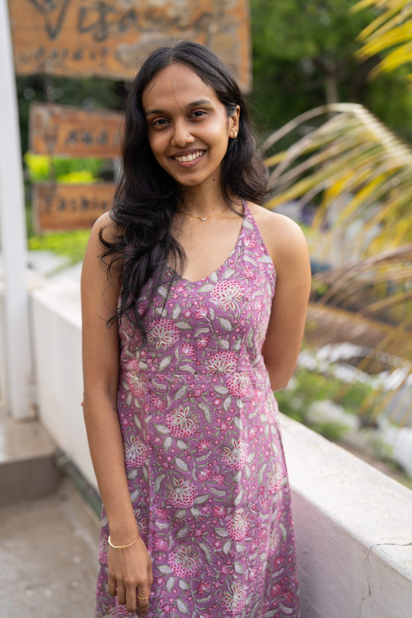 Jaljeera Halter Neck Dress(XXL only)