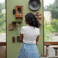 Lemon Tea Frilled Skort