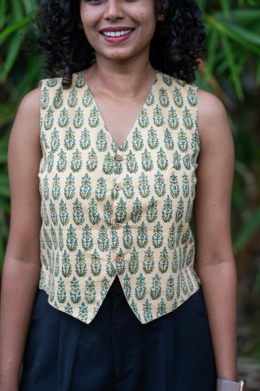 Madhumita Waistcoat (XS,XL,XXL)