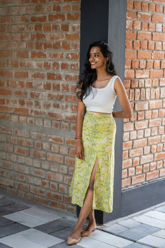 Nimbooz Slit Skirt (XS-XXL)