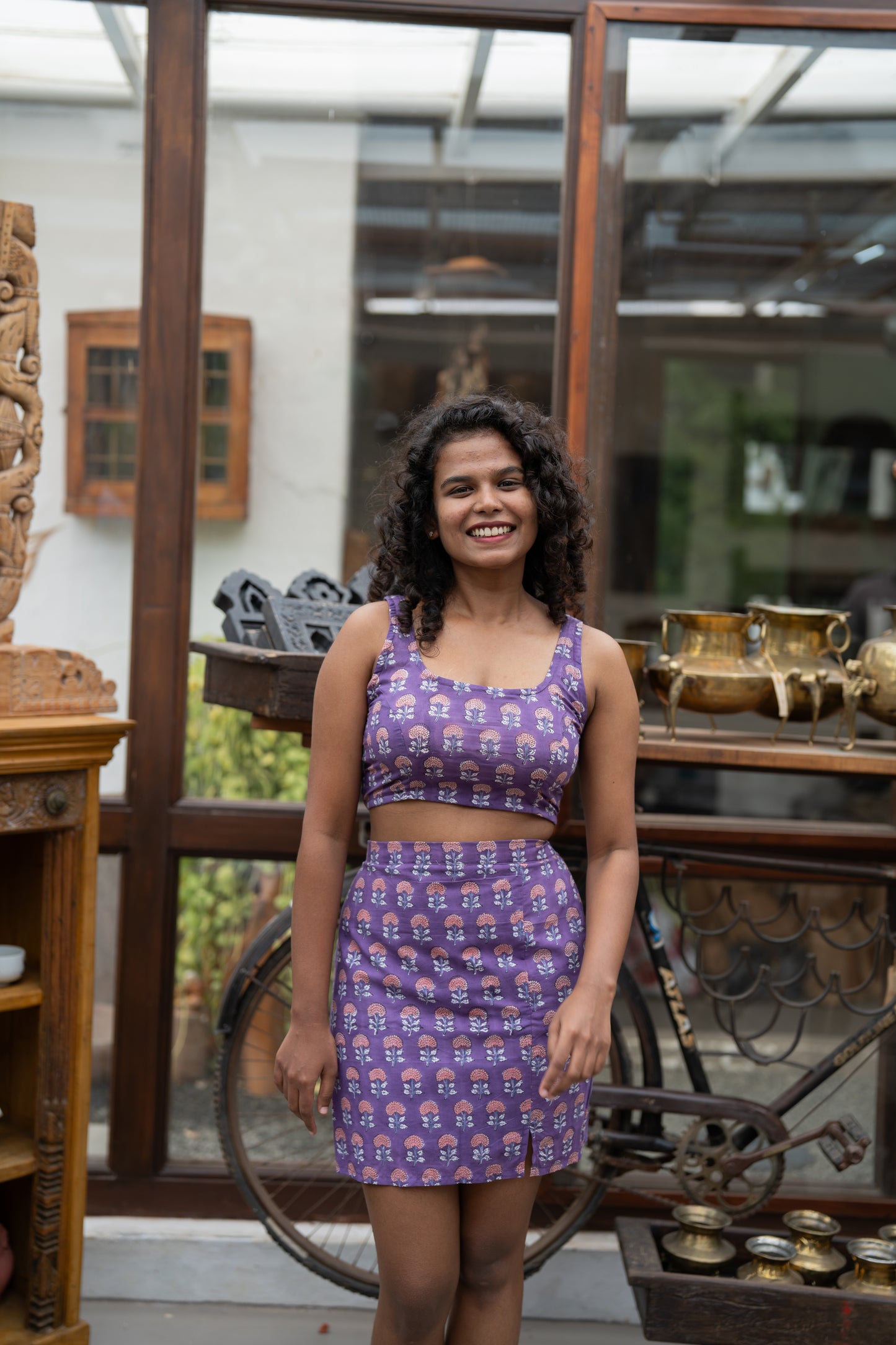Puli Mittai Mini Skirt Co-ord Set(XS-XXL)