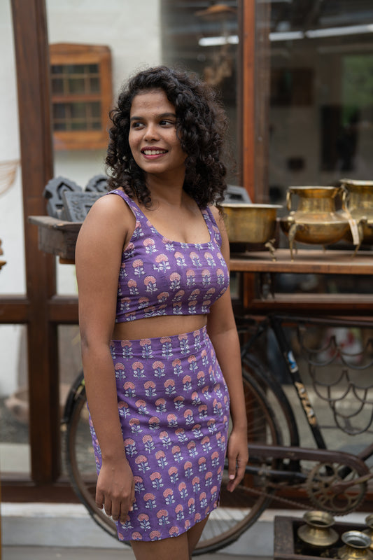 Puli Mittai Mini Skirt Co-ord Set(XS-XXL)