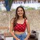 Red Lips Crop Top (XS,S)
