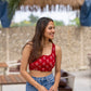 Red Lips Crop Top (XS,S)