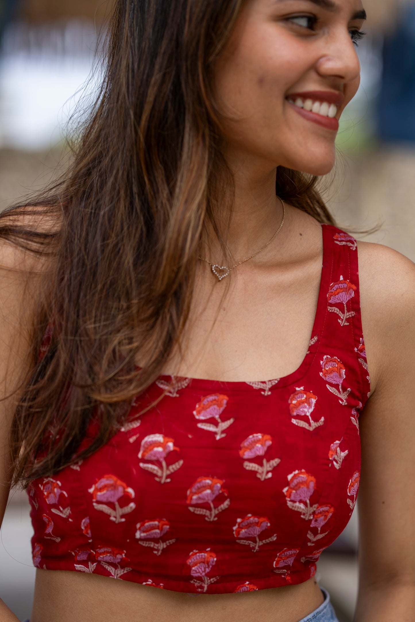 Red Lips Crop Top (XS,S)