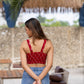 Red Lips Crop Top (XS,S)